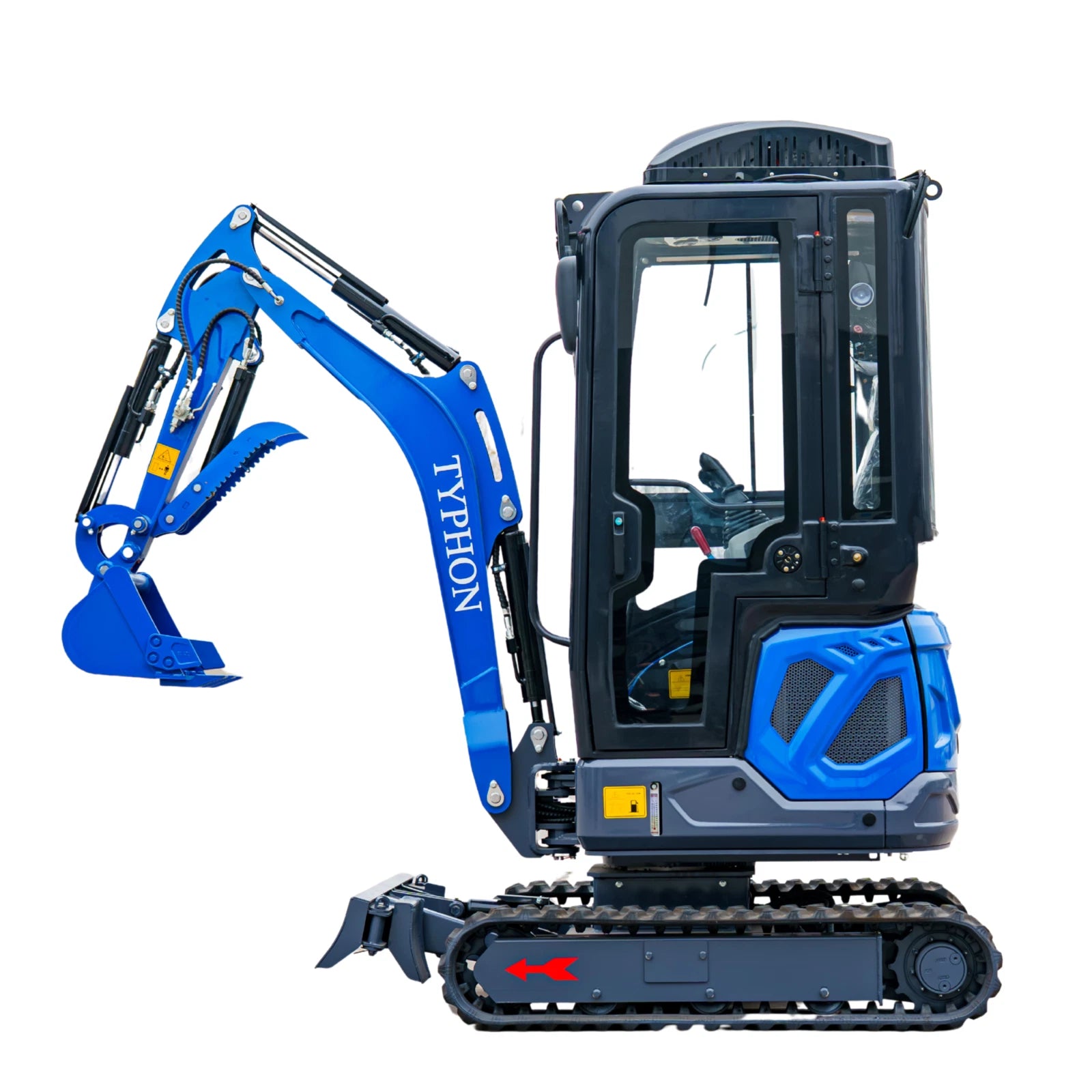 TERROR XIX Cab AC/Heater Mini Excavator Kubota D902 Retractable Tracks 13 Tools