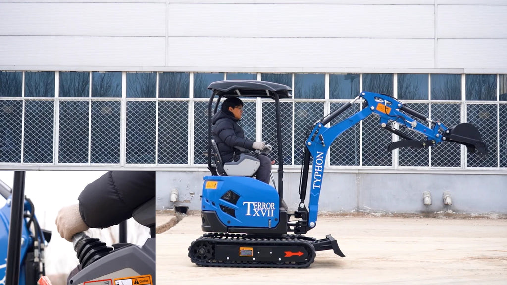 2026 New TYPHON Mini Excavator Crawler EPA certified USA KUBOTA Diesel D902