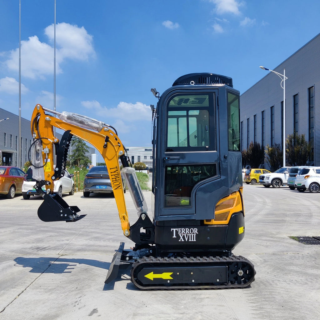 2026 TYPHON TERROR XVIII Prestige 2 Ton Aircon Cabin Mini Excavator Digger EPA