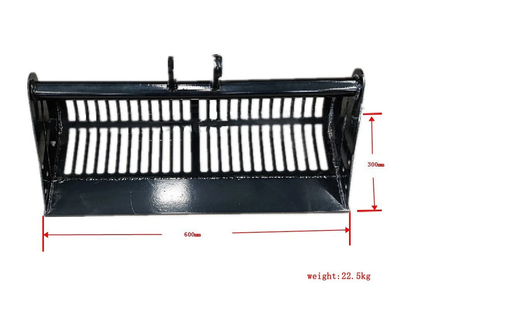 TYPHON Attachment 600mm Screening Skeleton Bucket for Mini Excavators Digger