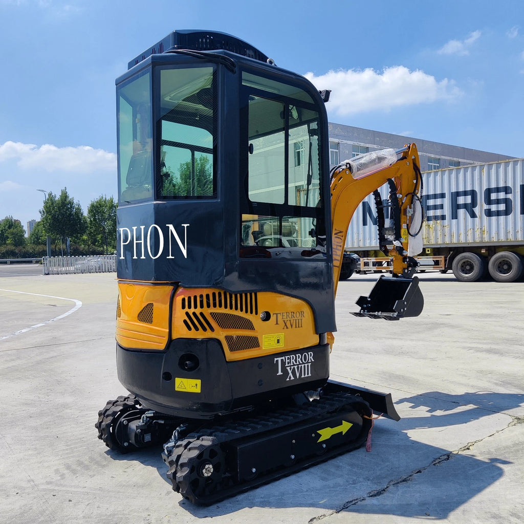 2026 TYPHON TERROR XVIII Prestige 2 Ton Aircon Cabin Mini Excavator Digger EPA