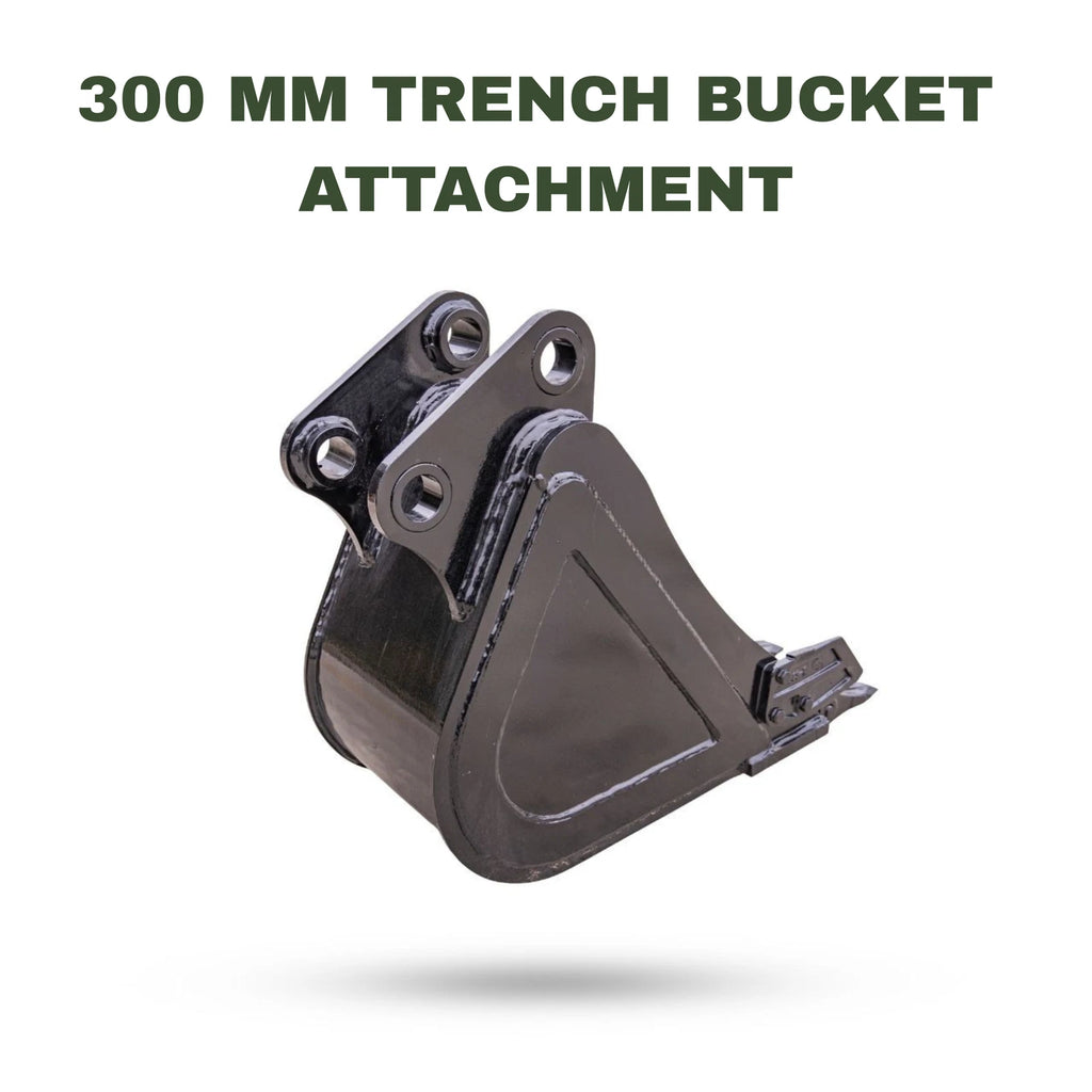 300mm Trenching Bucket for TYPHON KUVUO 4.0 Mini Excavator | Heavy Duty Digging