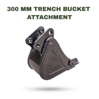 300mm Trenching Bucket for TYPHON KUVUO 4.0 Mini Excavator | Heavy Duty Digging