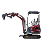 New TYPHON TERROR XVII PRO Mini Excavator 3800lb Kubota D902 Diesel w Boom Swing