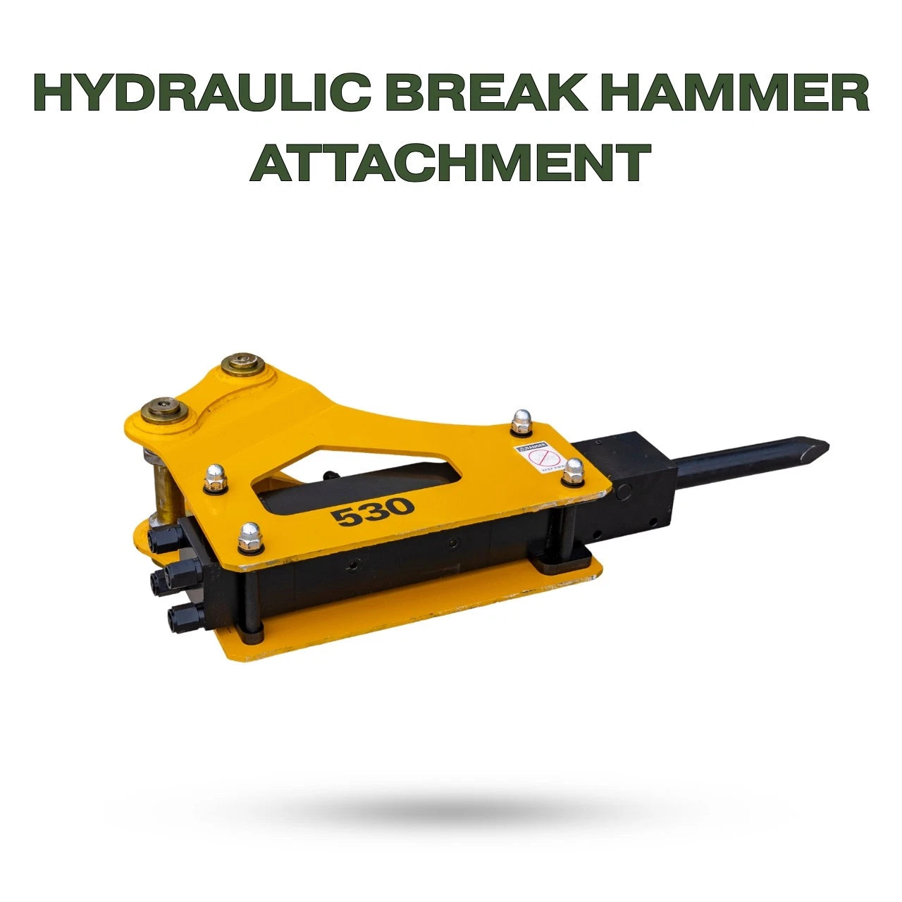 Hydraulic Breaker Hammer for TYPHON KUVUO 4.0 Mini Excavator | Concrete Rock