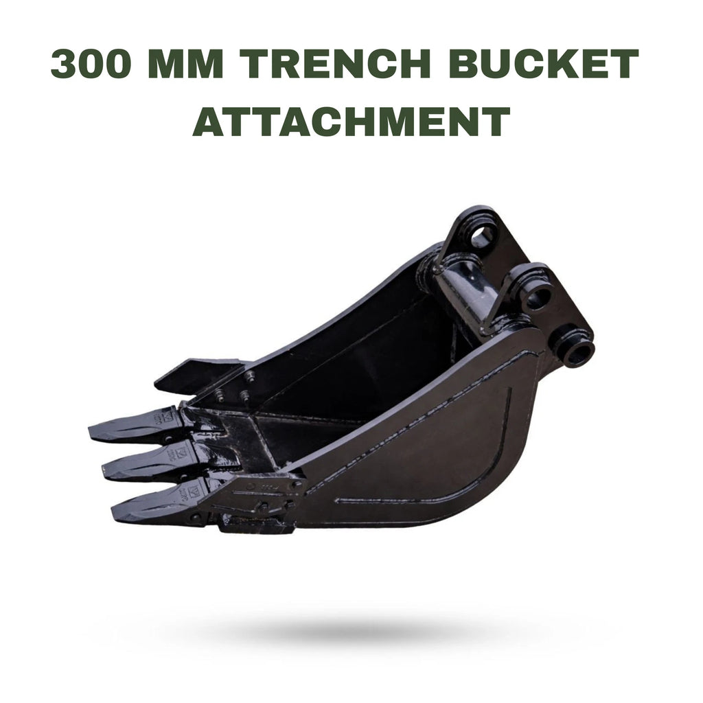 300mm Trenching Bucket for TYPHON KUVUO 4.0 Mini Excavator | Heavy Duty Digging