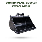 800mm Plain Bucket for TYPHON KUVUO 4.0 Mini Excavator | Heavy Duty Digging