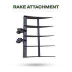 Brush Rake Attachment 45mm Pin | Fits TYPHON KUVUO 4.0 | Land Clearing Tool