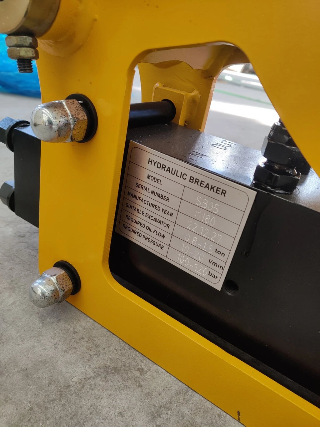 TYPHON Attachments Hydraulic Break Hammer Concrete Breaker for Mini Excavators
