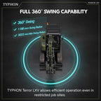 TYPHON TERROR LXV 6.6 Ton Excavator Kubota V2607 57HP AC Heater Cabin Boom Swing