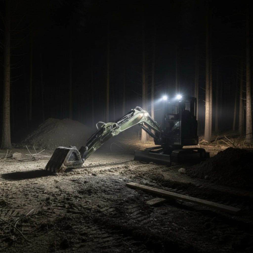 TYPHON KUVUO 4.0 Mini Excavator with Boom Swing Full Hydraulic Control AC/Heat