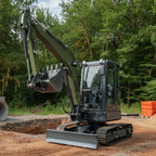 TYPHON KUVUO 4.0 Mini Excavator with Boom Swing Full Hydraulic Control AC/Heat