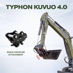 Quick Hitch Coupler Attachment for TYPHON KUVUO 4.0 Mini Excavator