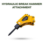 Hydraulic Breaker Hammer for TYPHON KUVUO 4.0 Mini Excavator | Concrete Rock