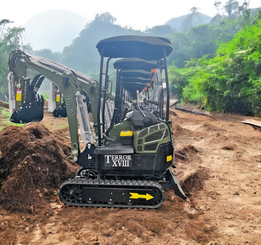 KUBOTA D902 Diesel 4,000 lbs TERROR XVIII Mini Hydraulic Excavator USA STOCK