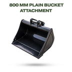 800mm Plain Bucket for TYPHON KUVUO 4.0 Mini Excavator | Heavy Duty Digging