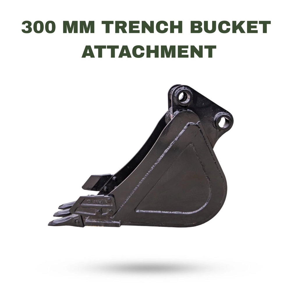 300mm Trenching Bucket for TYPHON KUVUO 4.0 Mini Excavator | Heavy Duty Digging