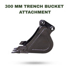 300mm Trenching Bucket for TYPHON KUVUO 4.0 Mini Excavator | Heavy Duty Digging