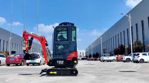 2 Ton TERROR XVIII Mini Excavator, USA KUBOTA D902 Diesel Engine Micro Crawler