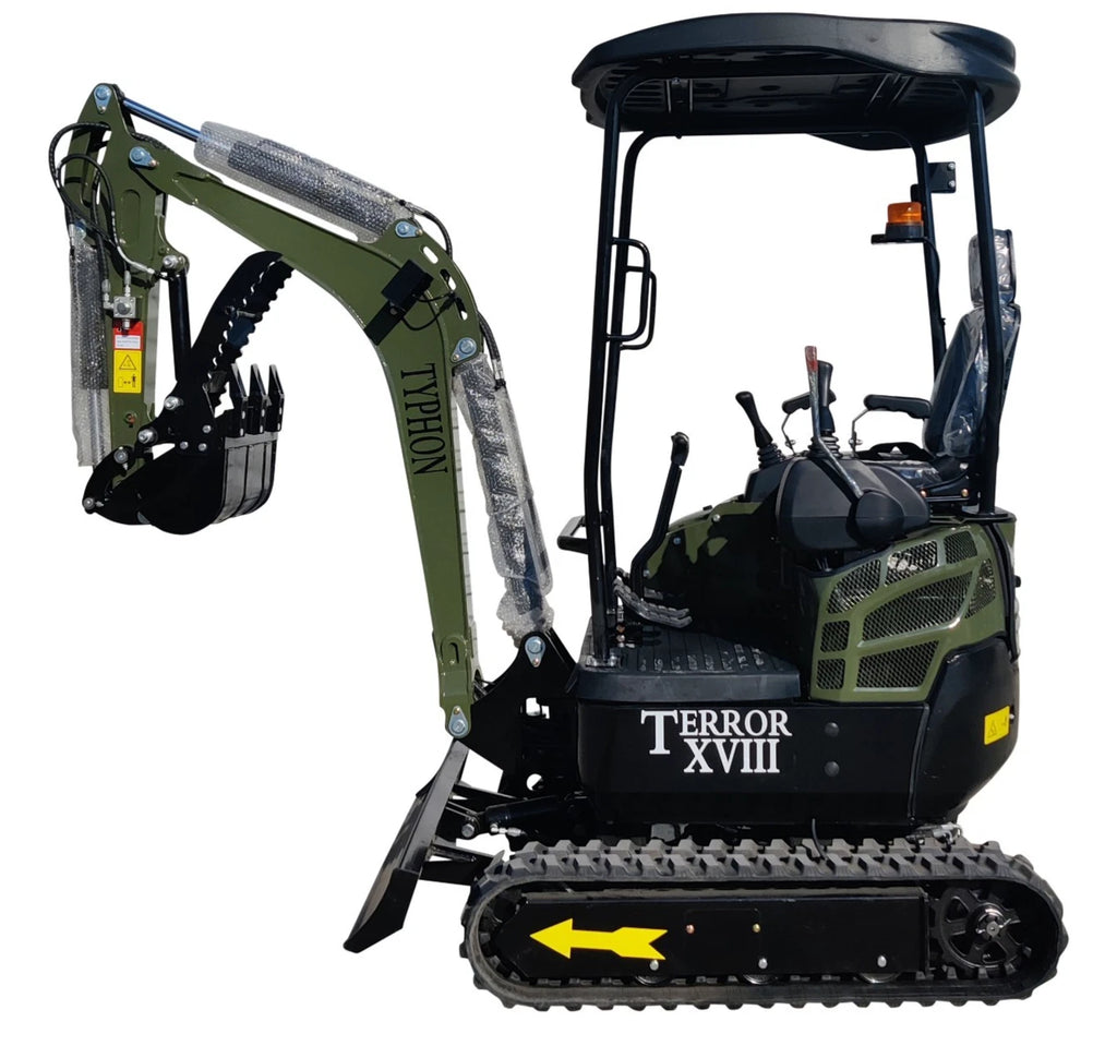 KUBOTA D902 Diesel 4,000 lbs TERROR XVIII Mini Hydraulic Excavator USA STOCK