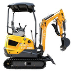 2026 TYPHON Terror XVII Pro 3800lbs Mini Excavator Kubota D902 Engine Side Swing
