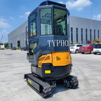 2026 TYPHON TERROR XVIII Prestige 2 Ton Aircon Cabin Mini Excavator Digger EPA