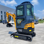 2026 TYPHON TERROR XVIII Prestige 2 Ton Aircon Cabin Mini Excavator Digger EPA