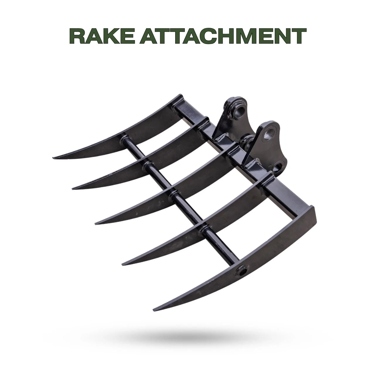 Brush Rake Attachment 45mm Pin | Fits TYPHON KUVUO 4.0 | Land Clearing Tool