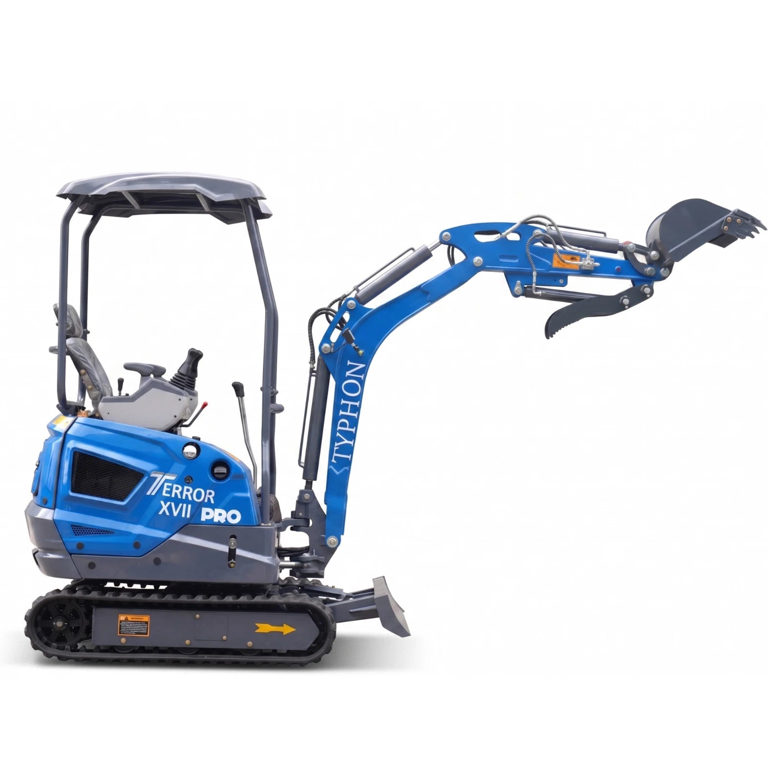 TYPHON TERROR XVII PRO 3800lb Mini Excavator Kubota D902 EPA Diesel Engine USA