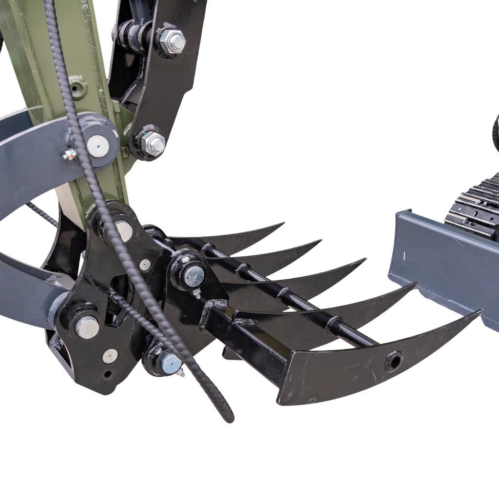 Brush Rake Attachment 45mm Pin | Fits TYPHON KUVUO 4.0 | Land Clearing Tool