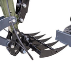 Brush Rake Attachment 45mm Pin | Fits TYPHON KUVUO 4.0 | Land Clearing Tool