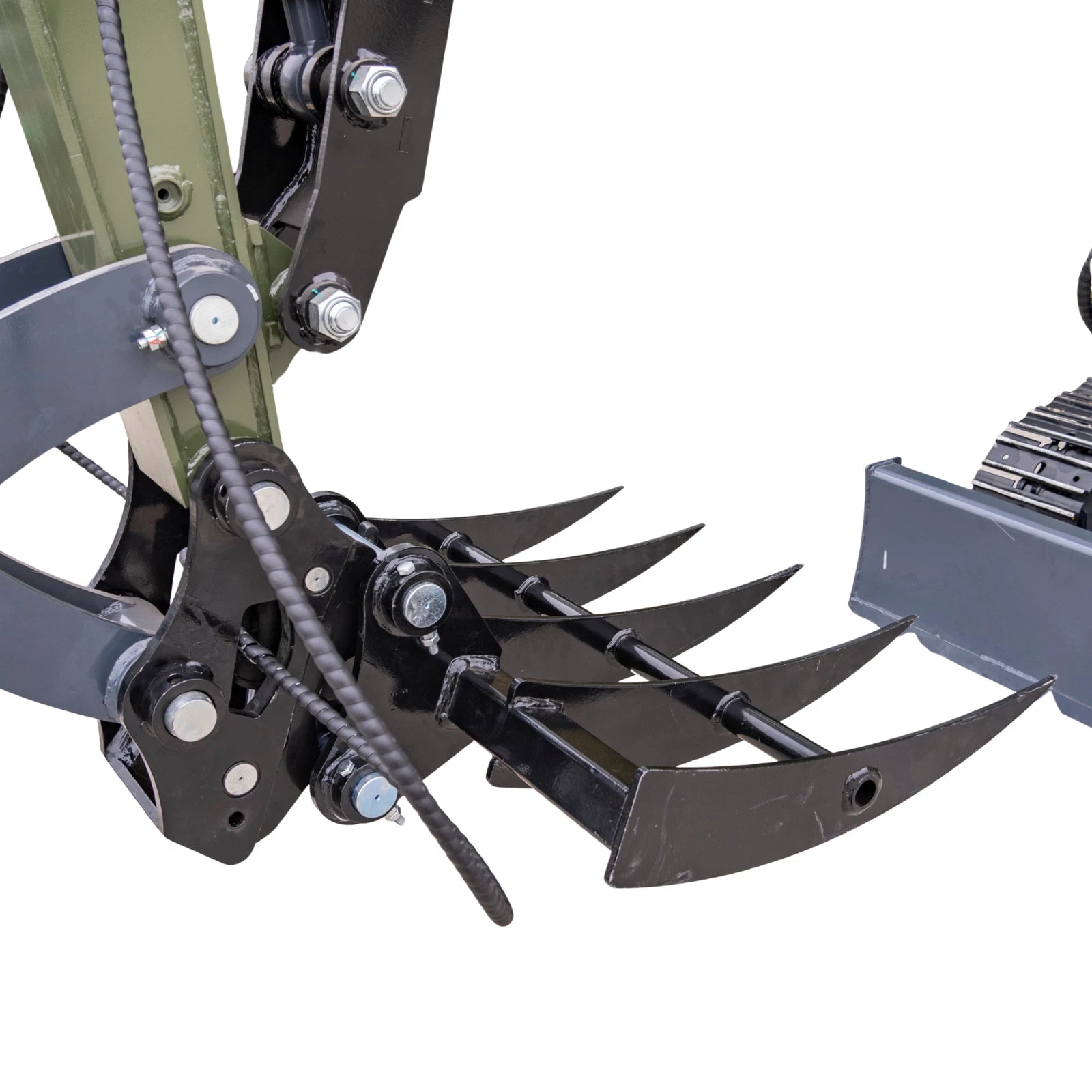 Brush Rake Attachment 45mm Pin | Fits TYPHON KUVUO 4.0 | Land Clearing Tool