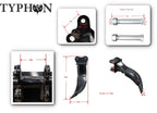 TYPHON Attachment Ripper Attachments Hooks for Mini Excavators Excavator