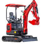 3800lbs Diesel Mini Excavator Kubota D902 Engine Side Swing w 12 attachments