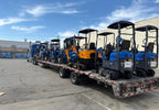 TERROR XI Mini Excavator Digger 13.5hp Gas B&amp;S EPA Engine with 13 Attachments